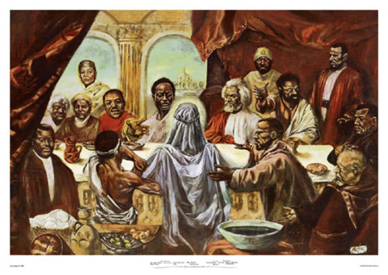 Last Supper by Cornell Barnes Wall Art Décor 26 1/2 x 38 Art Print